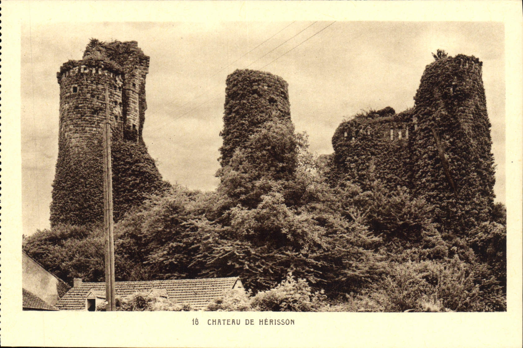CPA Chateau De Herisson
