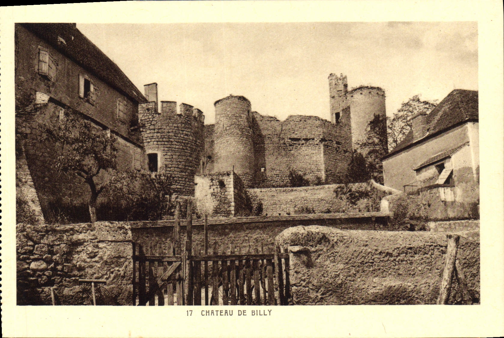 CPA Chateau De Billy