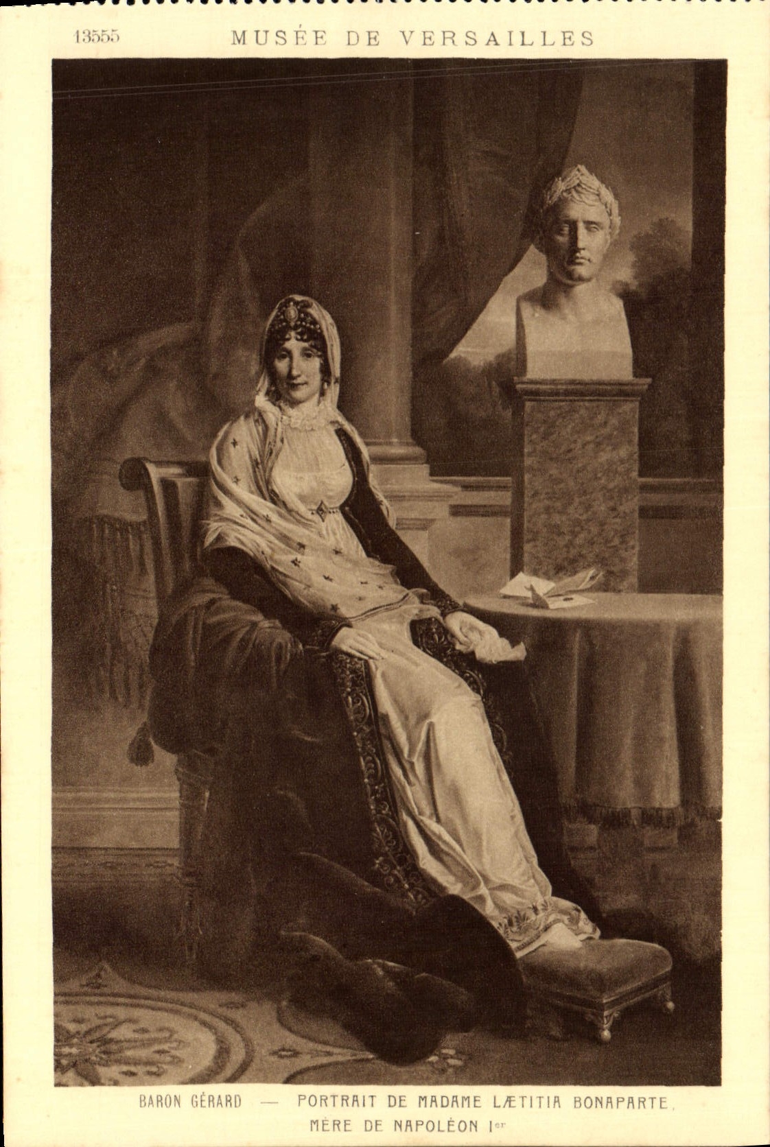 CPA Musee De Versailles Baron Gerard Portrait de Madame Laetitia Bonaparte Mere de Napoleon 1er