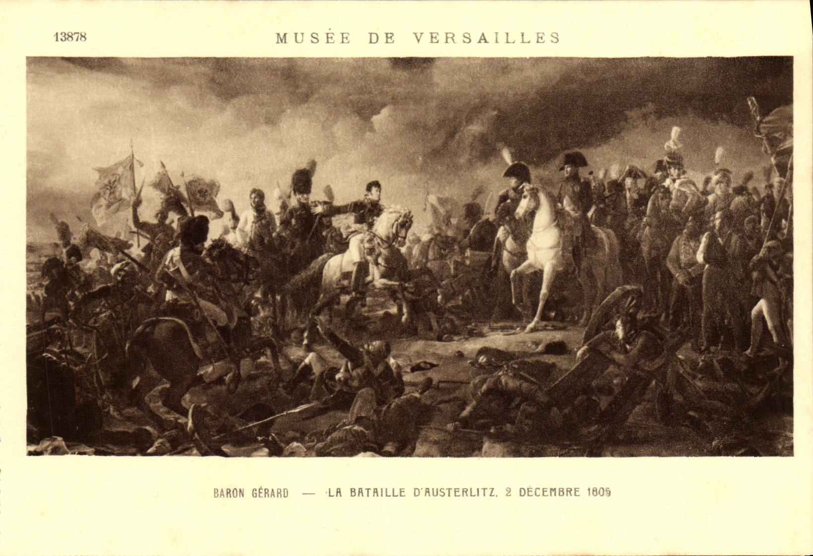 CPA Musee De Versailles Baron Gerard La bataille d'Austerlitz Napoleon 1er