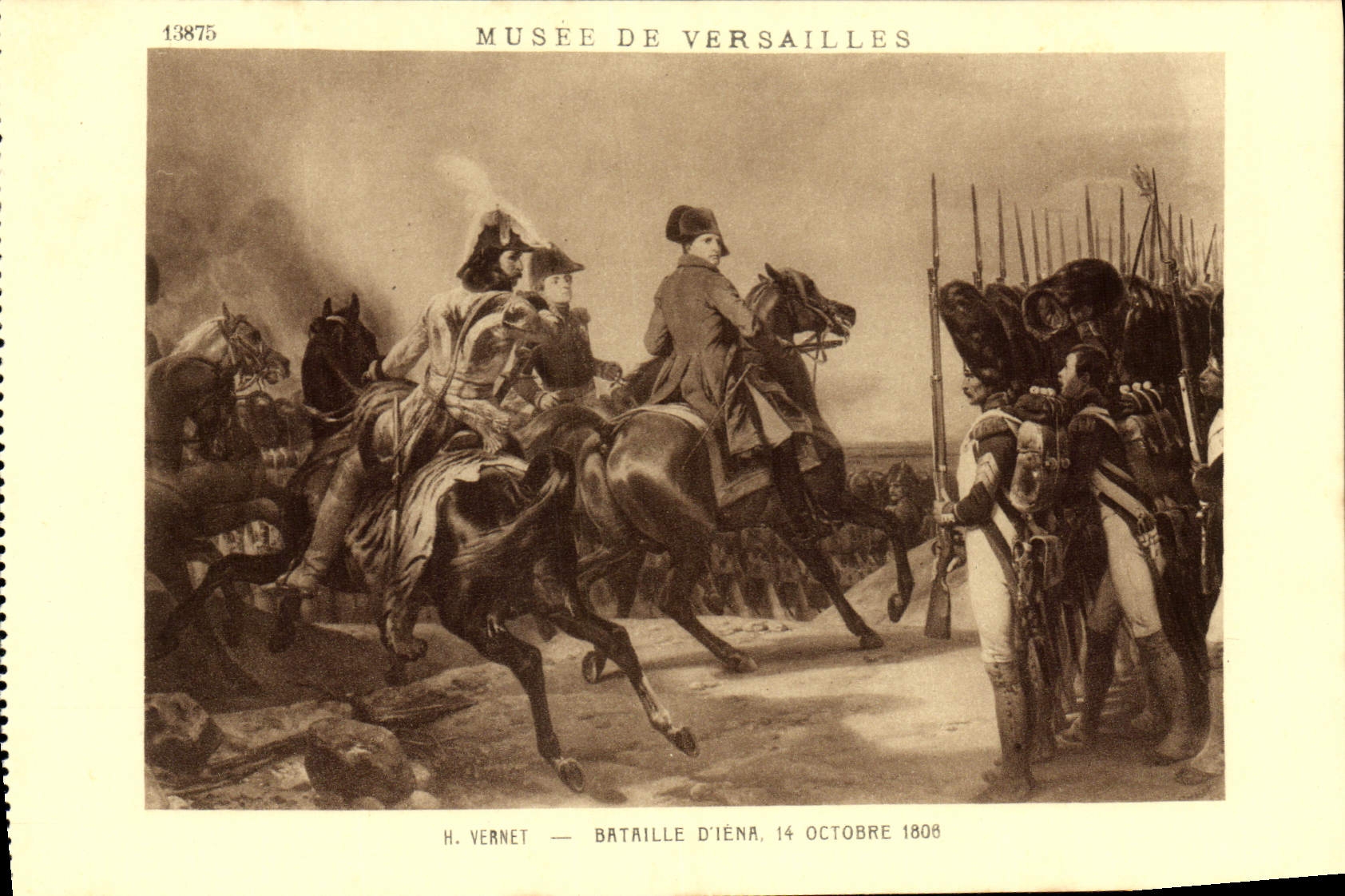 CPA Musee De Versailles Vernet Bataille d'Iena Napoleon 1er