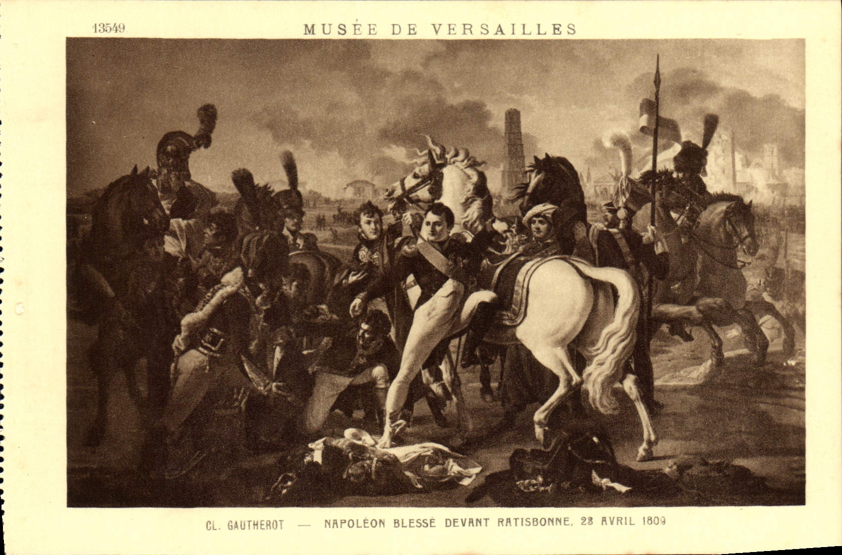 CPA Musee De Versailles Gautherot Napoleon blesse devant Ratisbonne Napoleon 1er