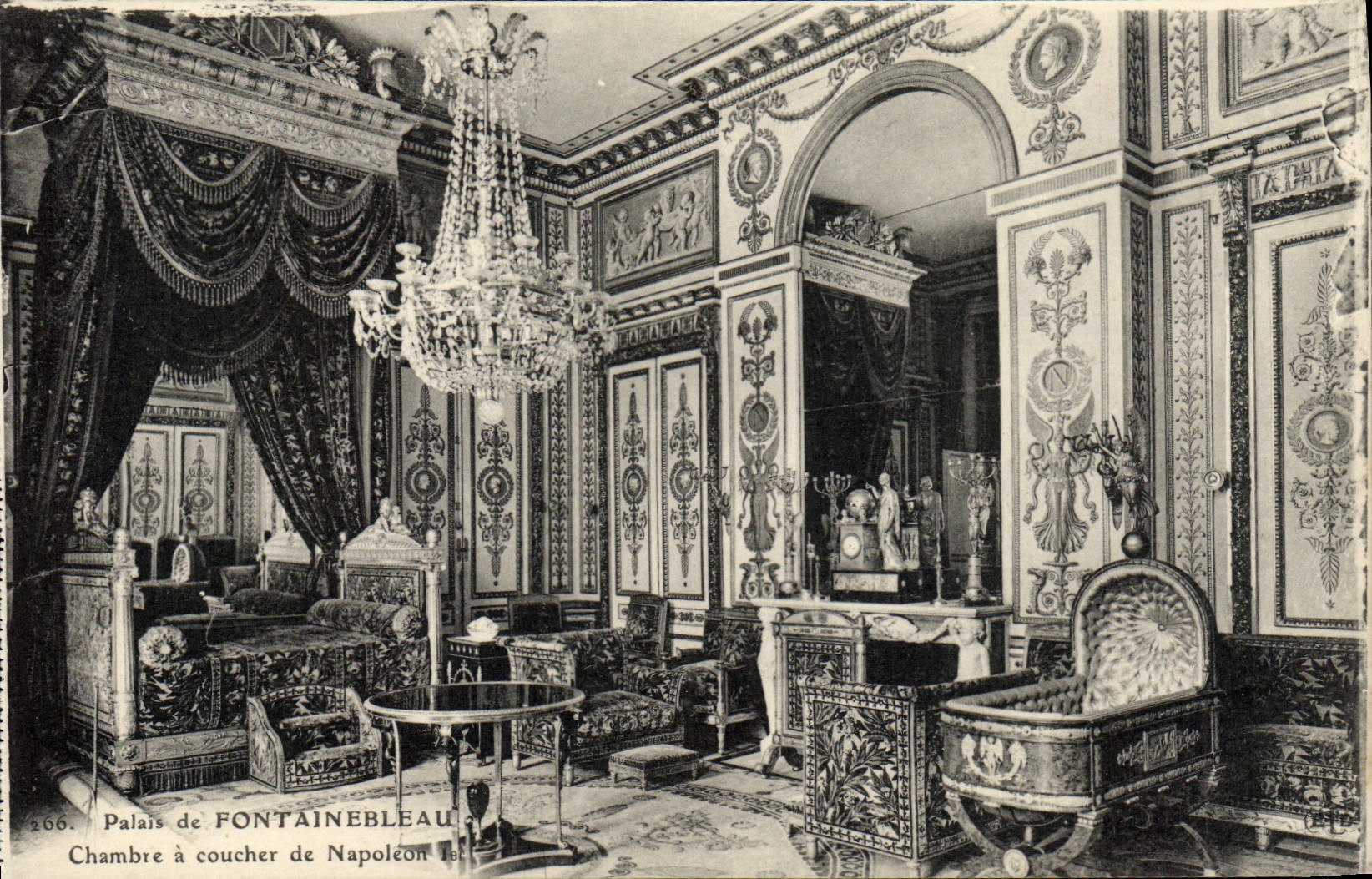 CPA Palais De Fontainebleau Chambre a coucher de Napoleon 1er
