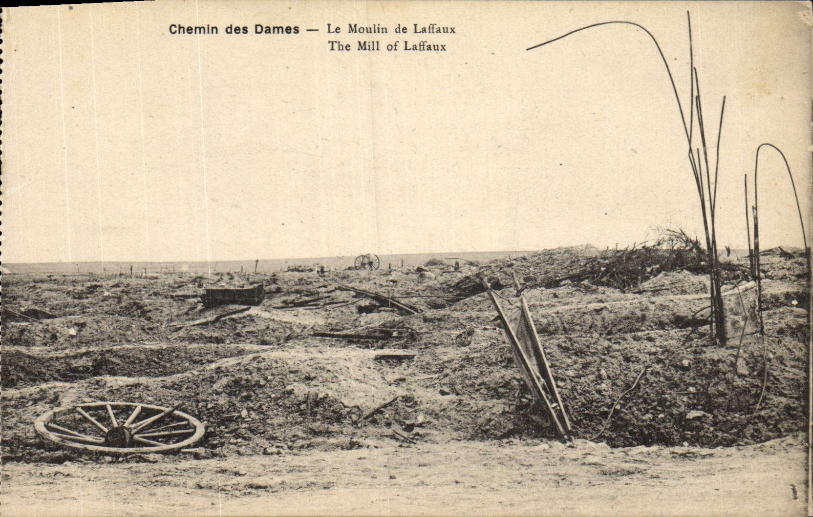 VINTAGE POSTCARD Way Of the Ladies the Mill De Laffaux Militaria