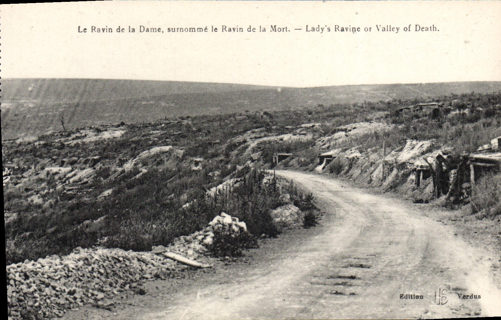 CPA Le Ravin De La Dame Surnomme Le Ravin De La Mort Militaria
