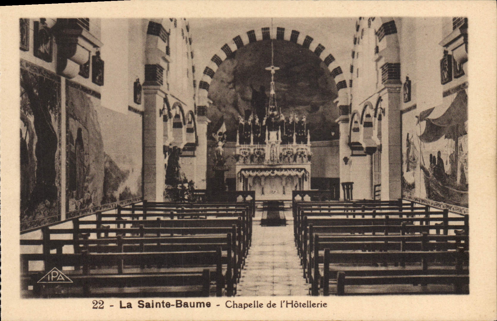 CPA La Sainte Baume Chapelle De I'Hotellerie