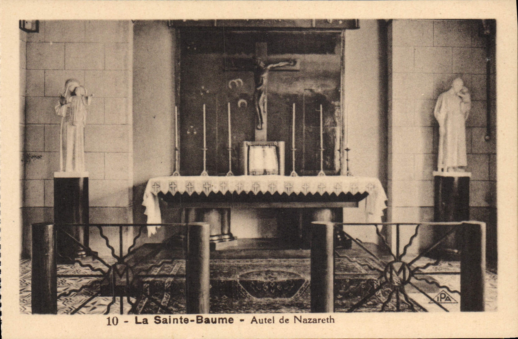 VINTAGE POSTCARD Sainte the Balsam Furnace bridge De Nazareth