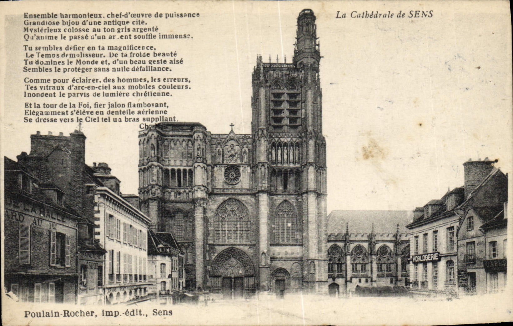 CPA Sens La cathedrale