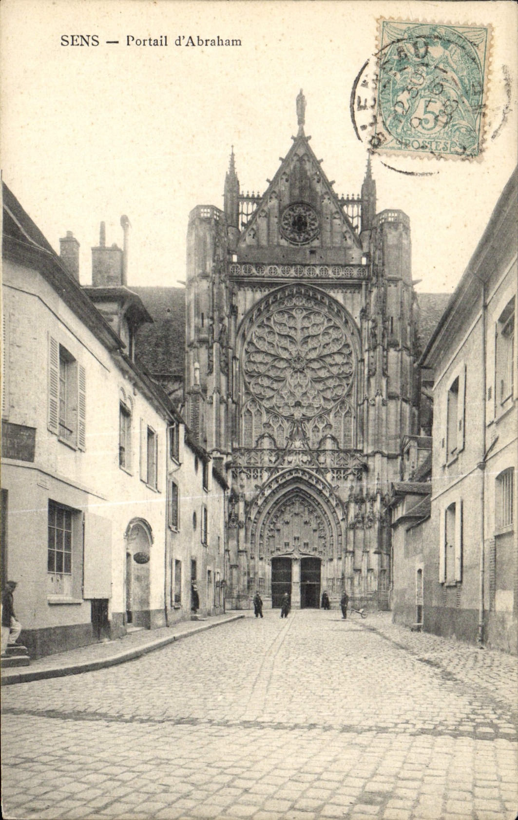 CPA Sens Portail D'Abraham