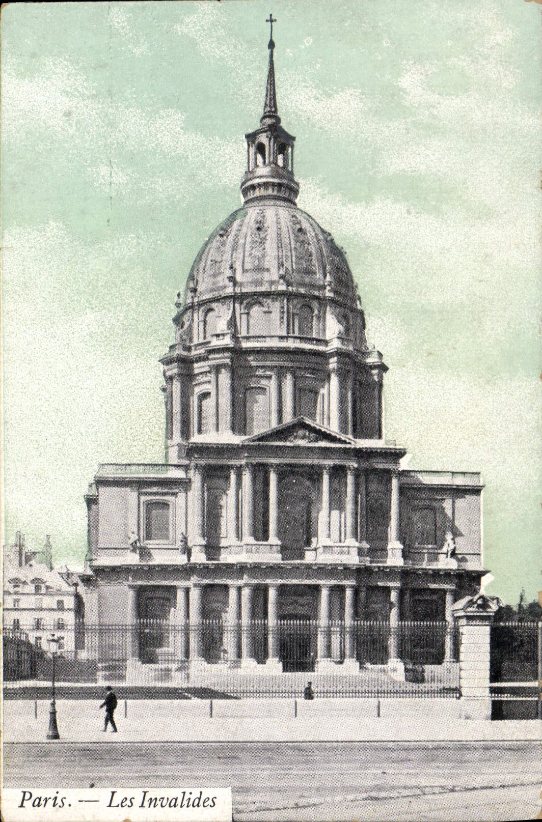 VINTAGE POSTCARD Paris Invalids