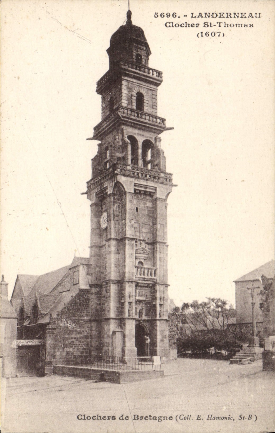 CPA Landerneau Clocher St Thomas