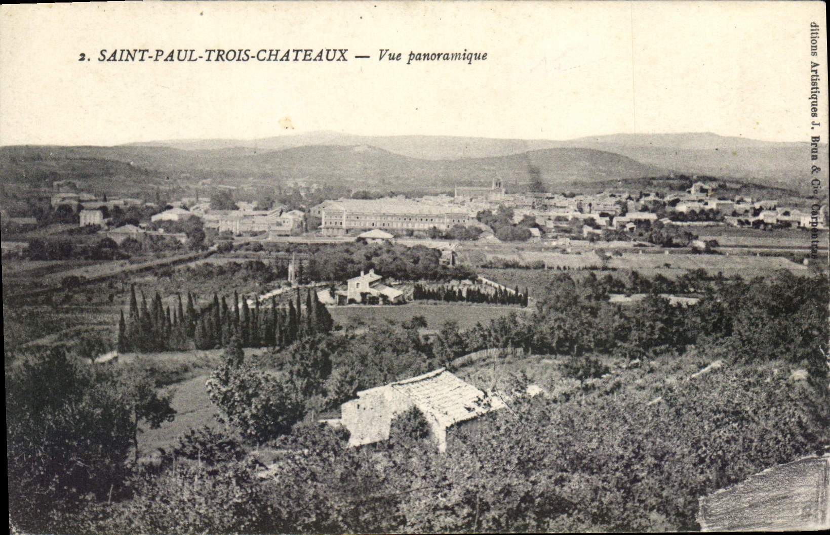 VINTAGE POSTCARD Saint Paul Three Castles Panoramic View