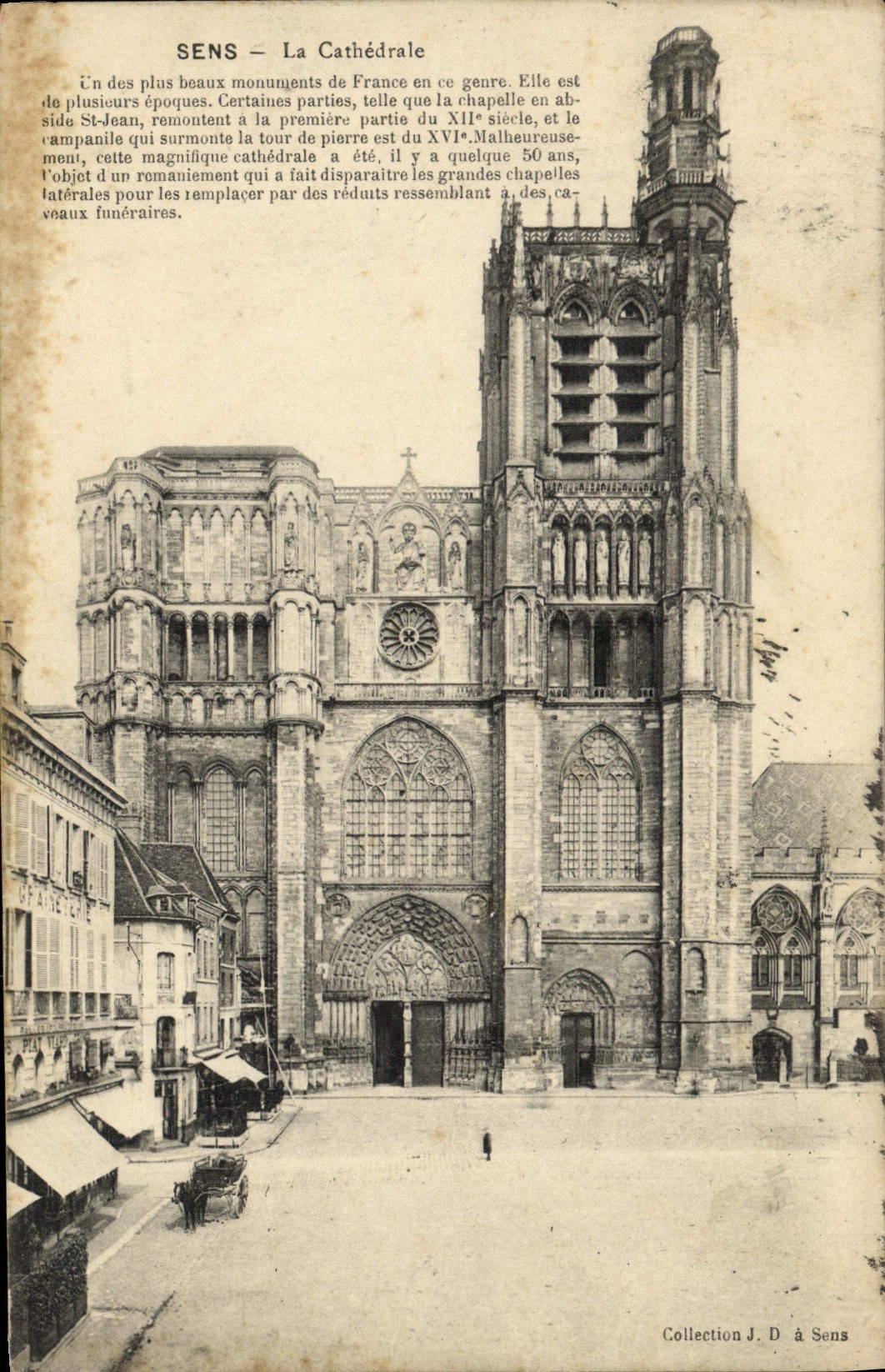 CPA Sens La Cathedrale