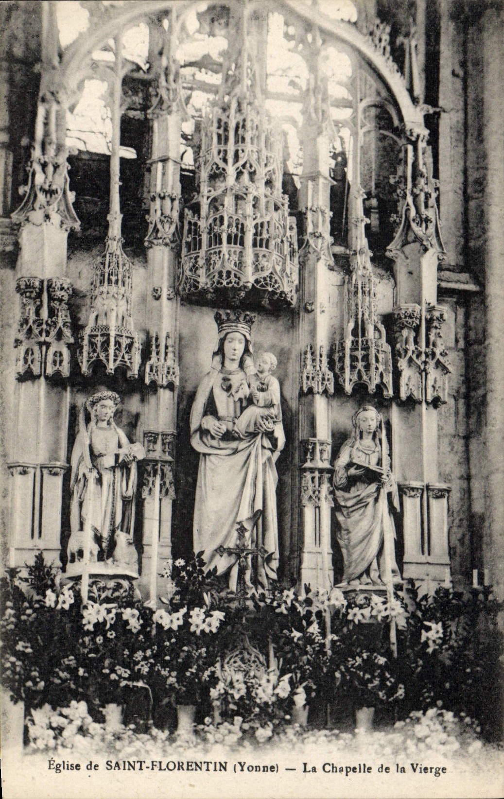 CPA Eglise De Saint Florentin La Chapelle De La Vierge