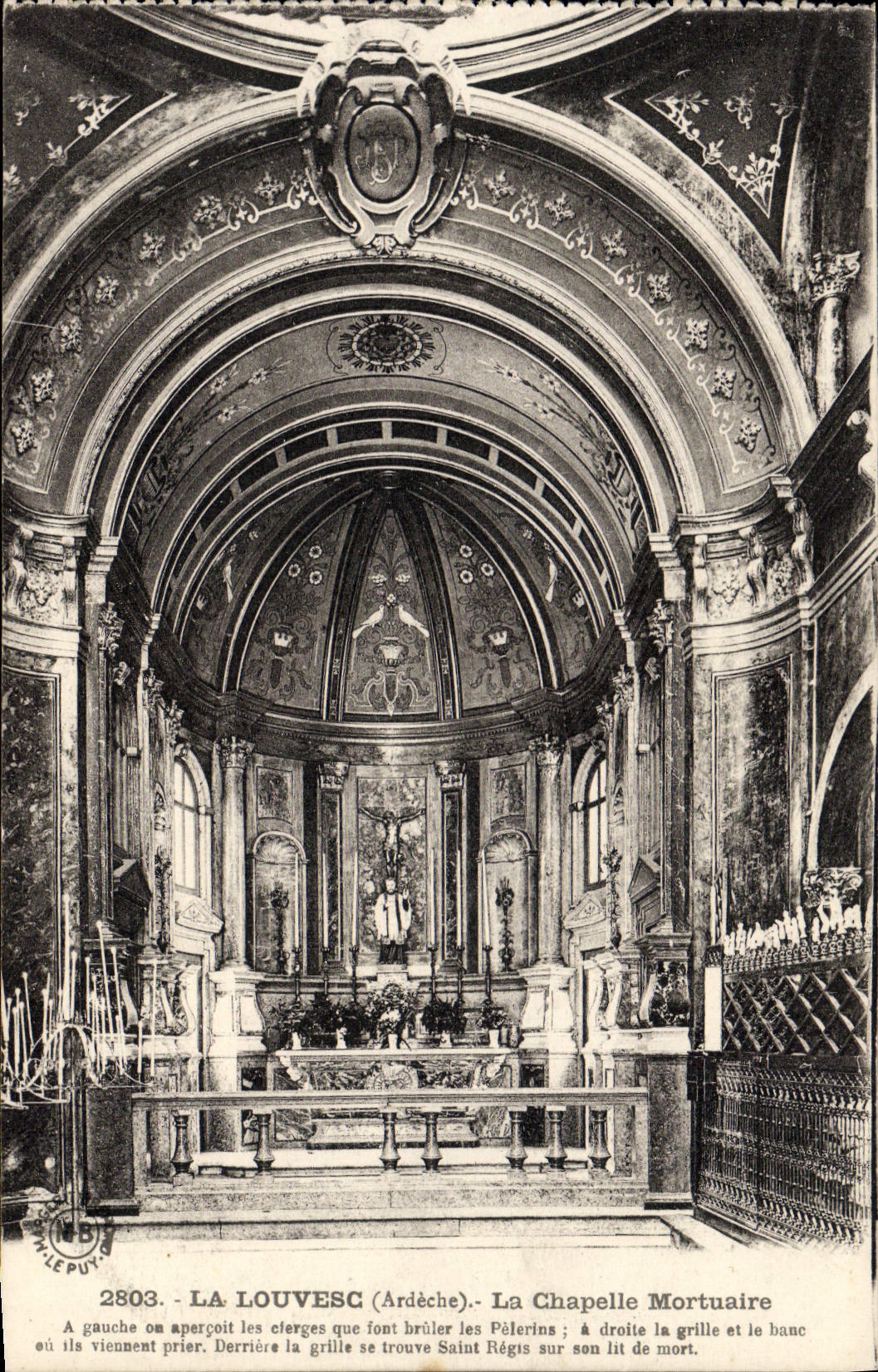 CPA La Louvesc La Chapelle Mortuaire