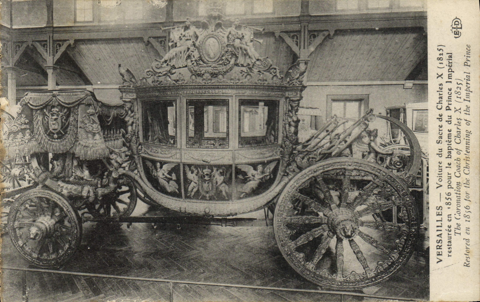 CPA Versailles Voiture Du Sacre De Charles X 