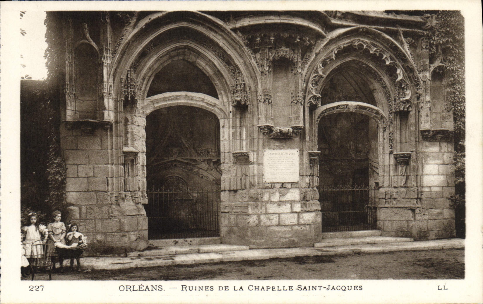 CPA Orleans Ruines De La Chapelle Saint Jacques