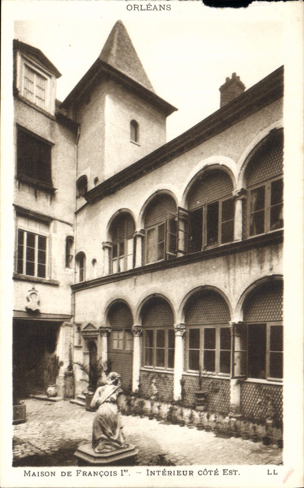 CPA Orleans Maison De Francois 1er Interieur Cote Est