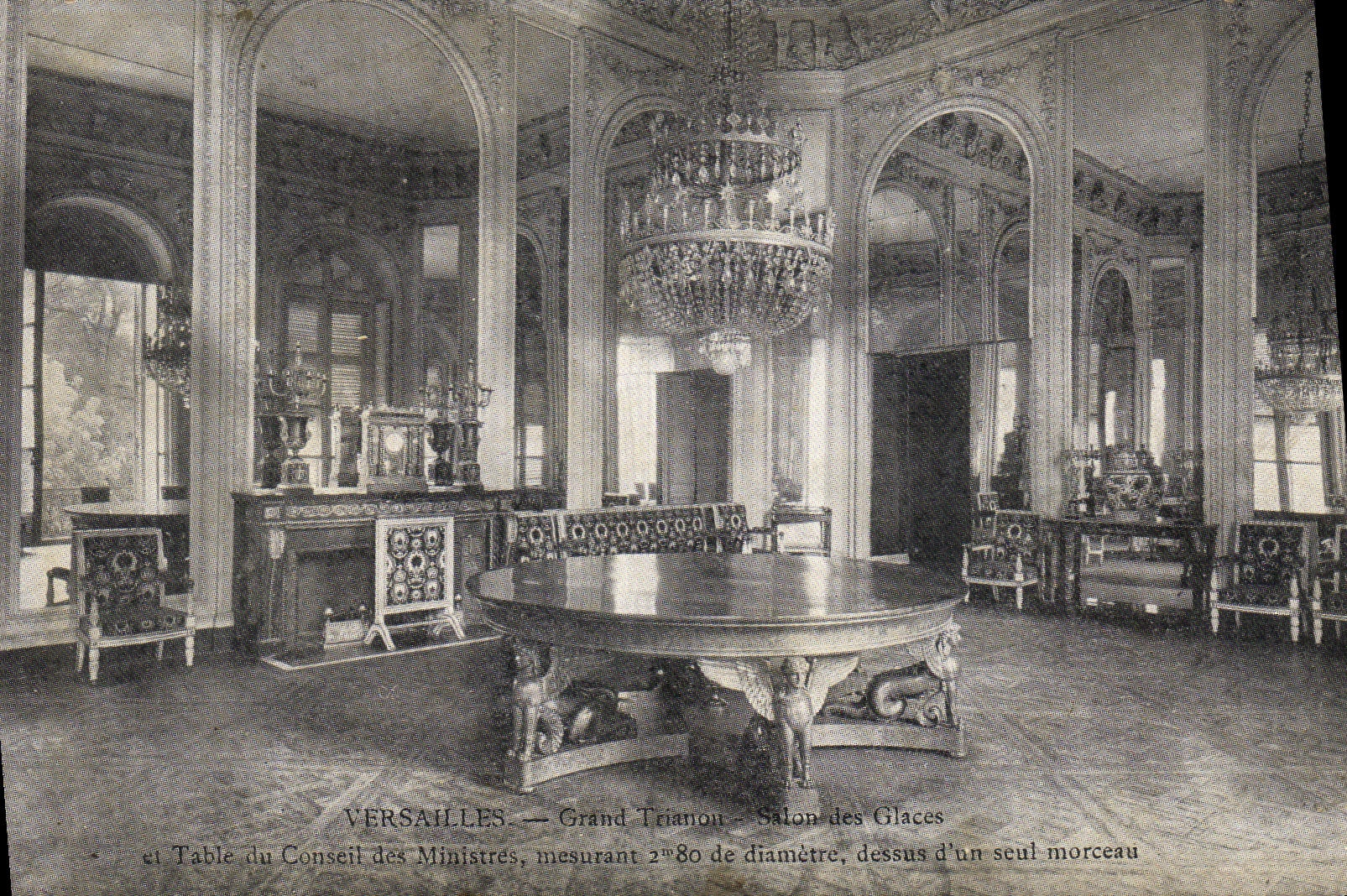 CPA Versailles Grand Trianon Salon des Glaces