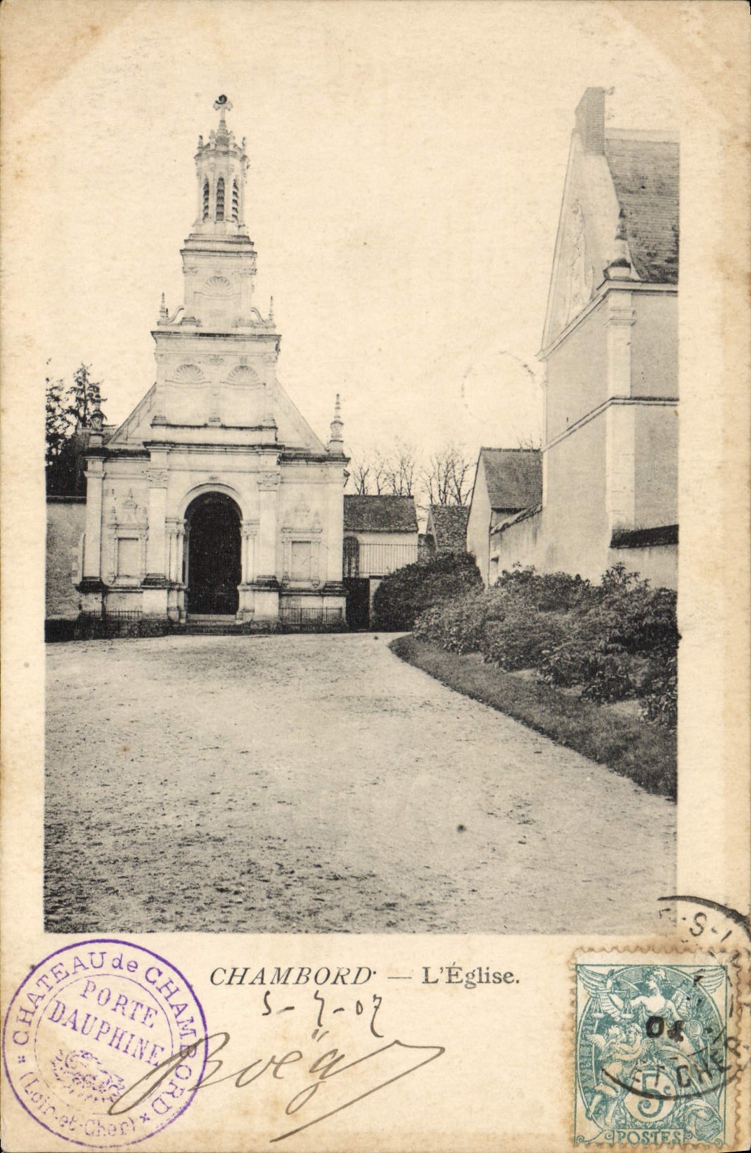 CPA Chambord L'Eglise