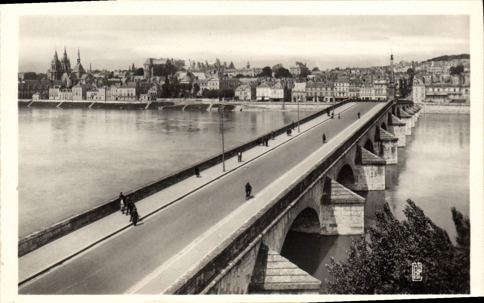 CPM Blois Vue Generale Vers St Nicolas