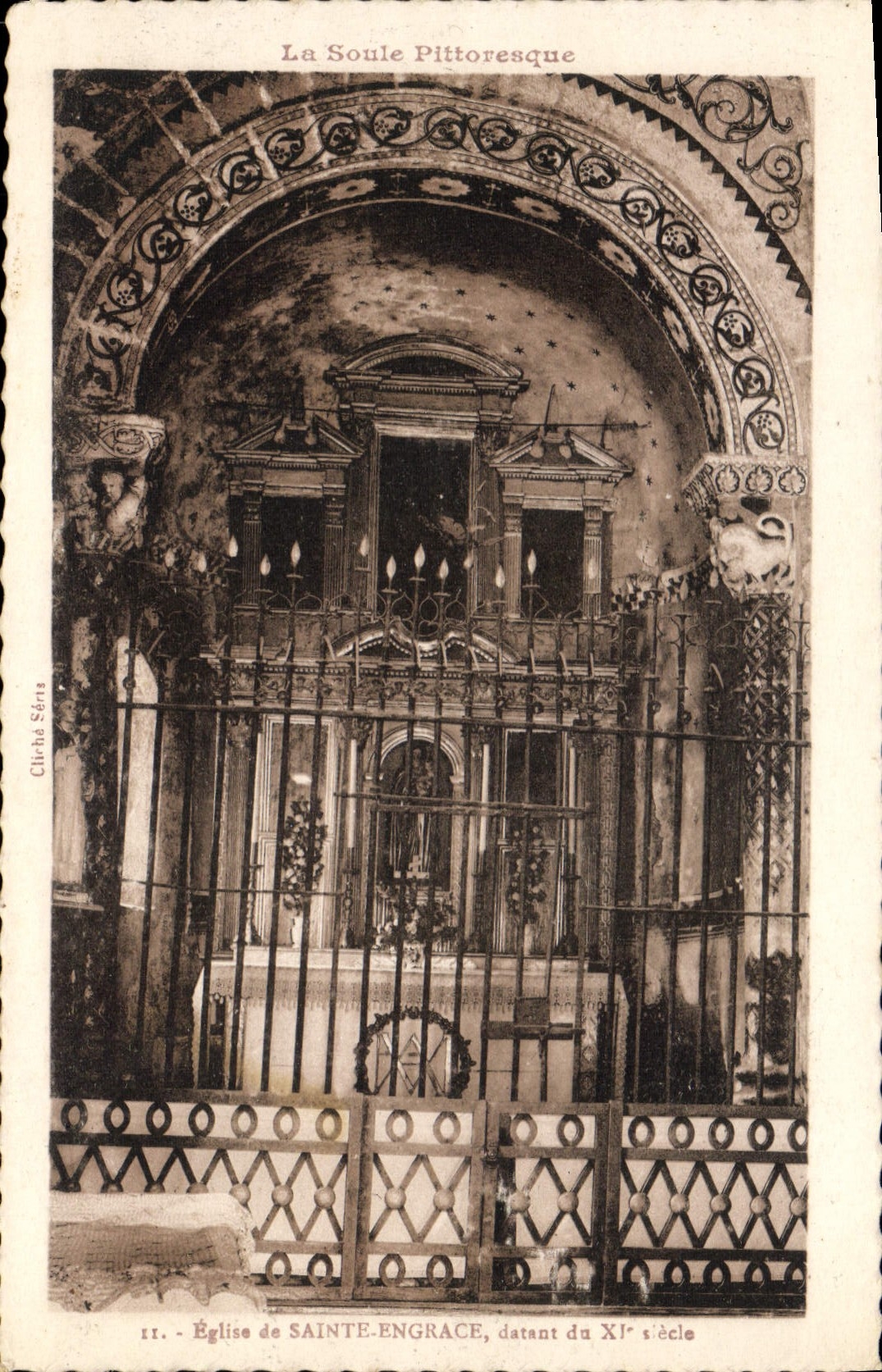 VINTAGE POSTCARD Church Of Sainte Engrace