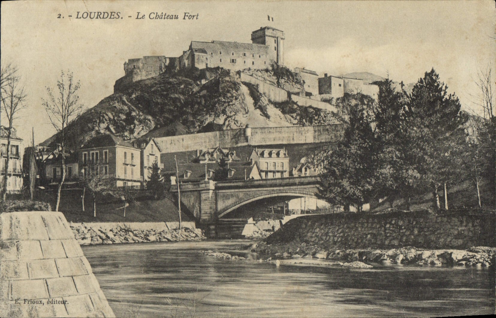 POSTAL de la VENDIMIA pesada el castillo fuerte