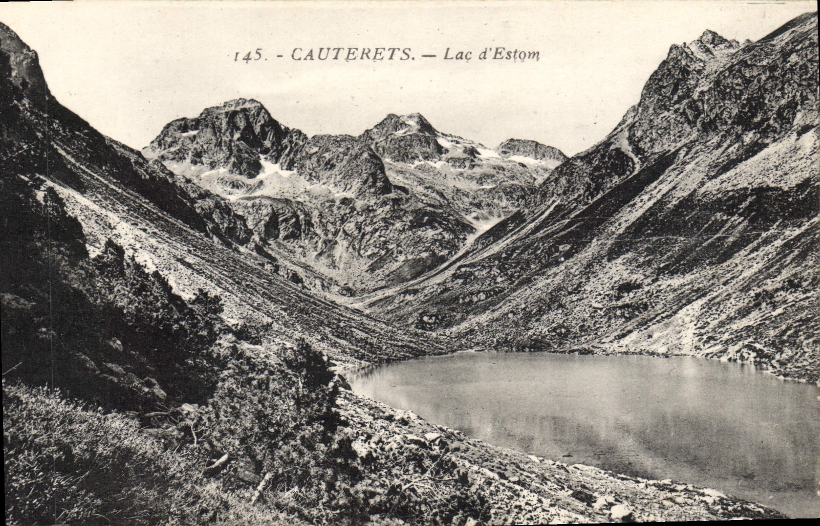 CPA Cauterets Lac D'Estom