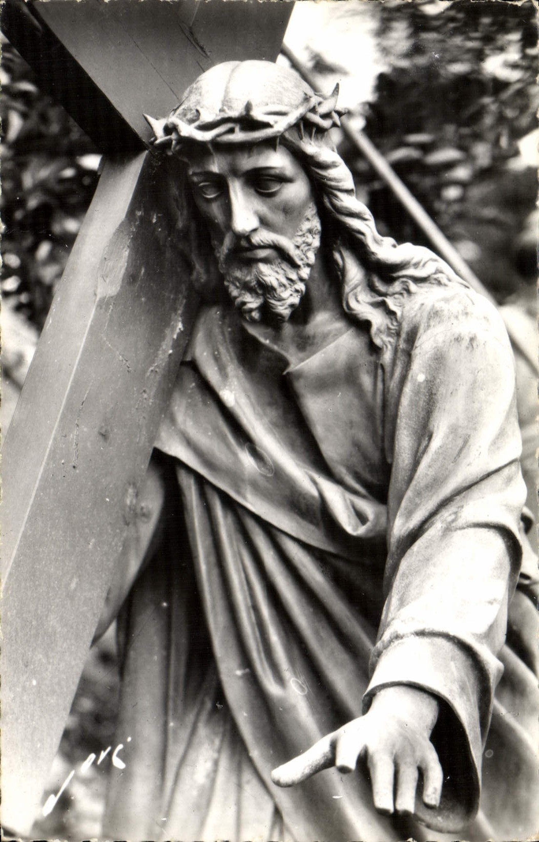 POSTAL MODERNA pesado el Cristo del martirio