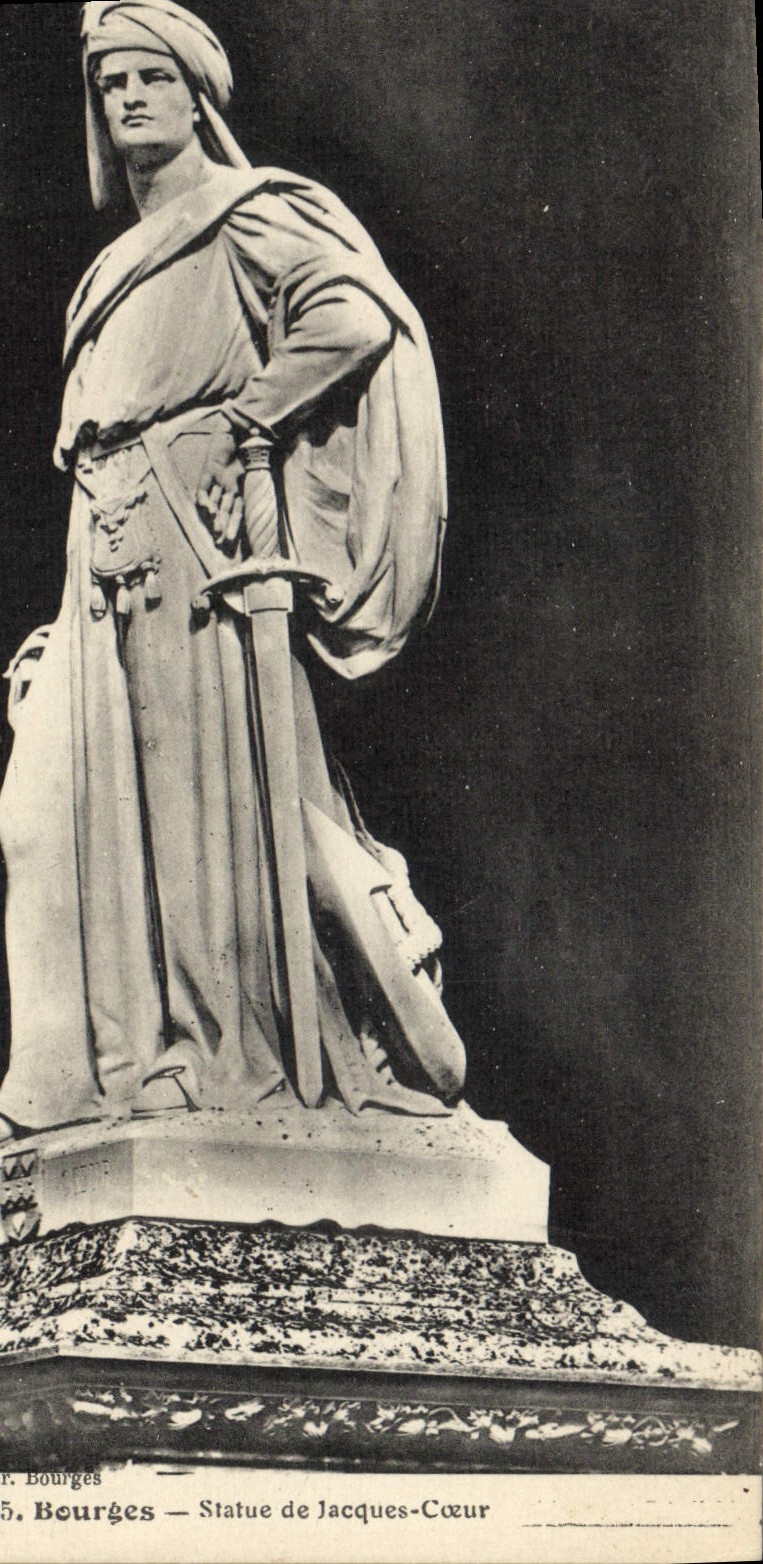 VINTAGE POSTCARD Bourges Rules Of Jacques Coeur