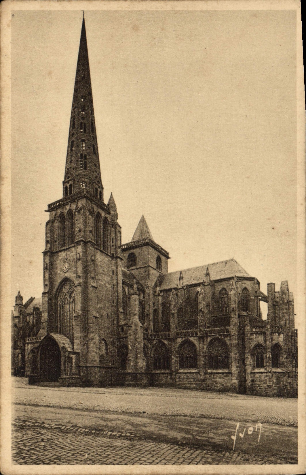 CPA Treguier La Cathedrale