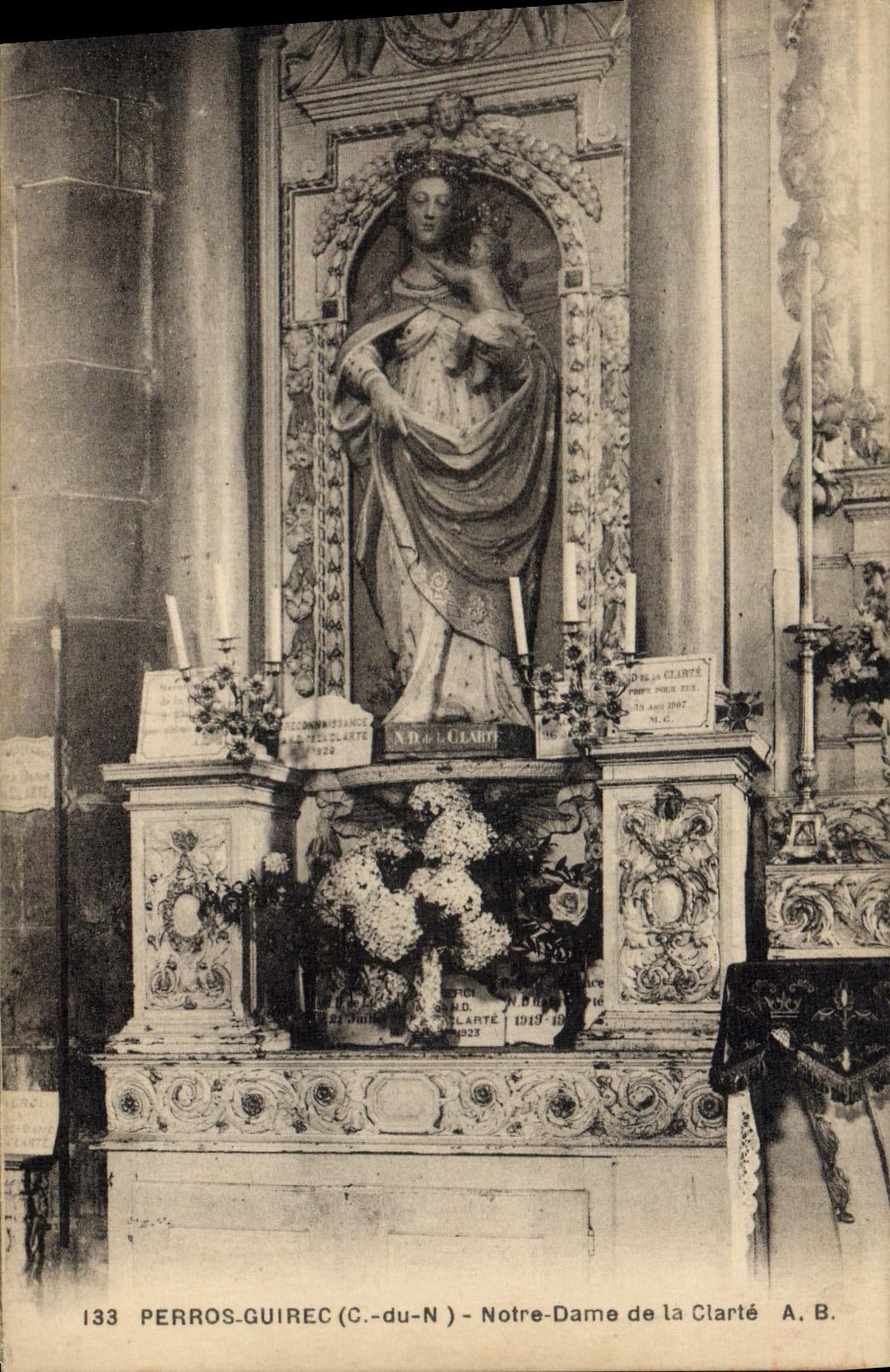 CPA Perros Guirec Notre Dame de la Clarte