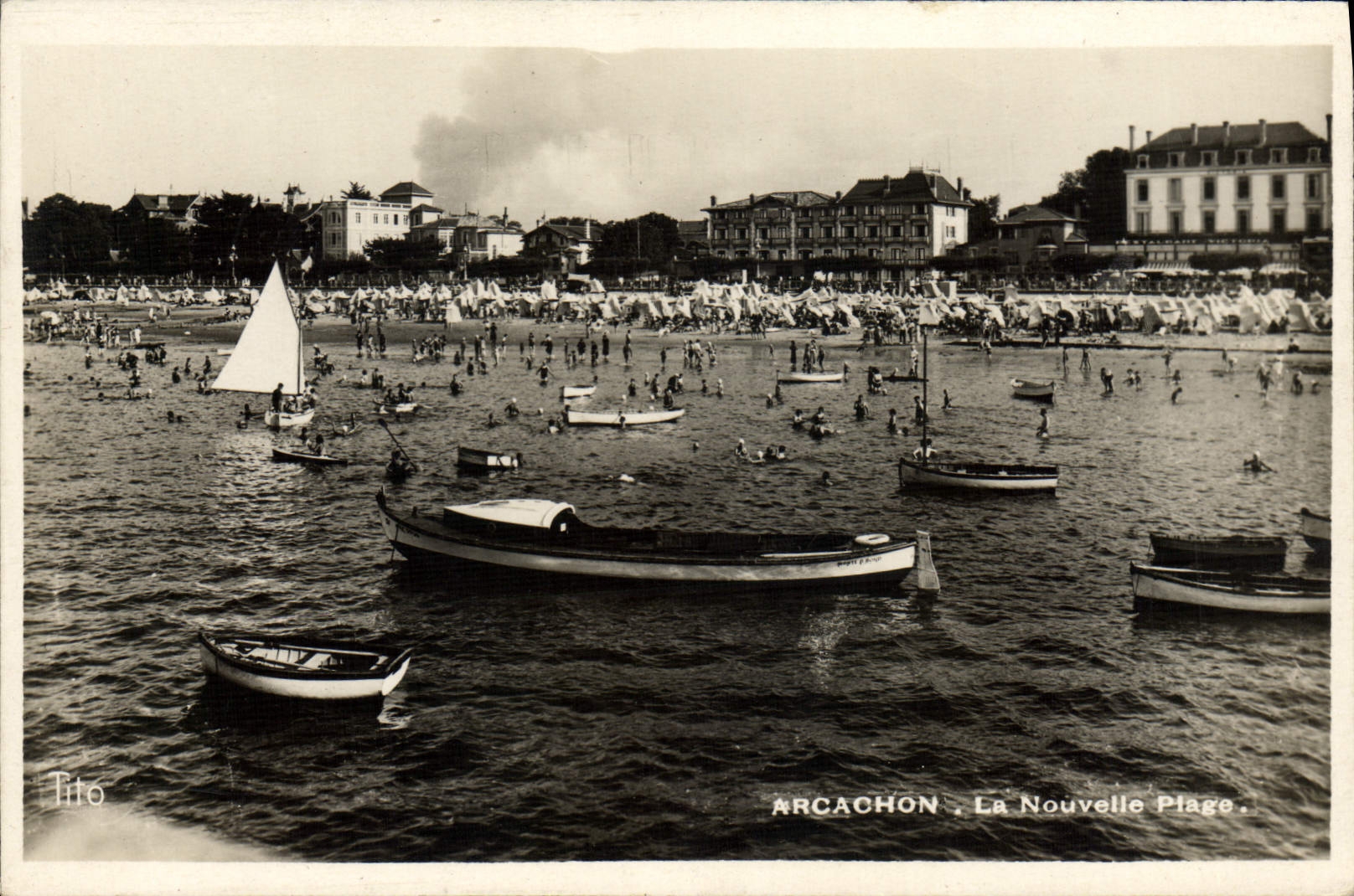 CPA Arcachon La Nouvelle Plage