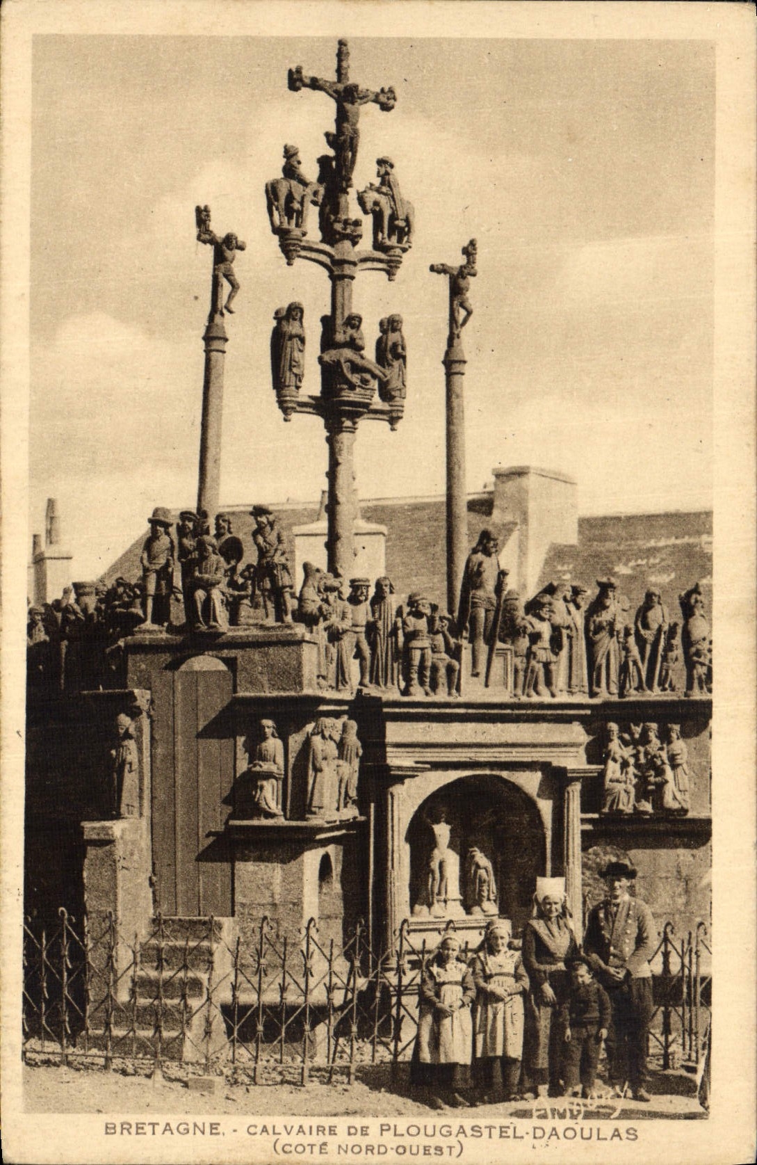 CPA Calvaire De Plougastel Daoulas