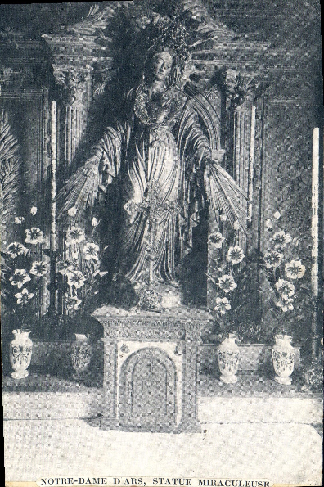 CPA Notre Dame D'Ars Statue Miraculeuse