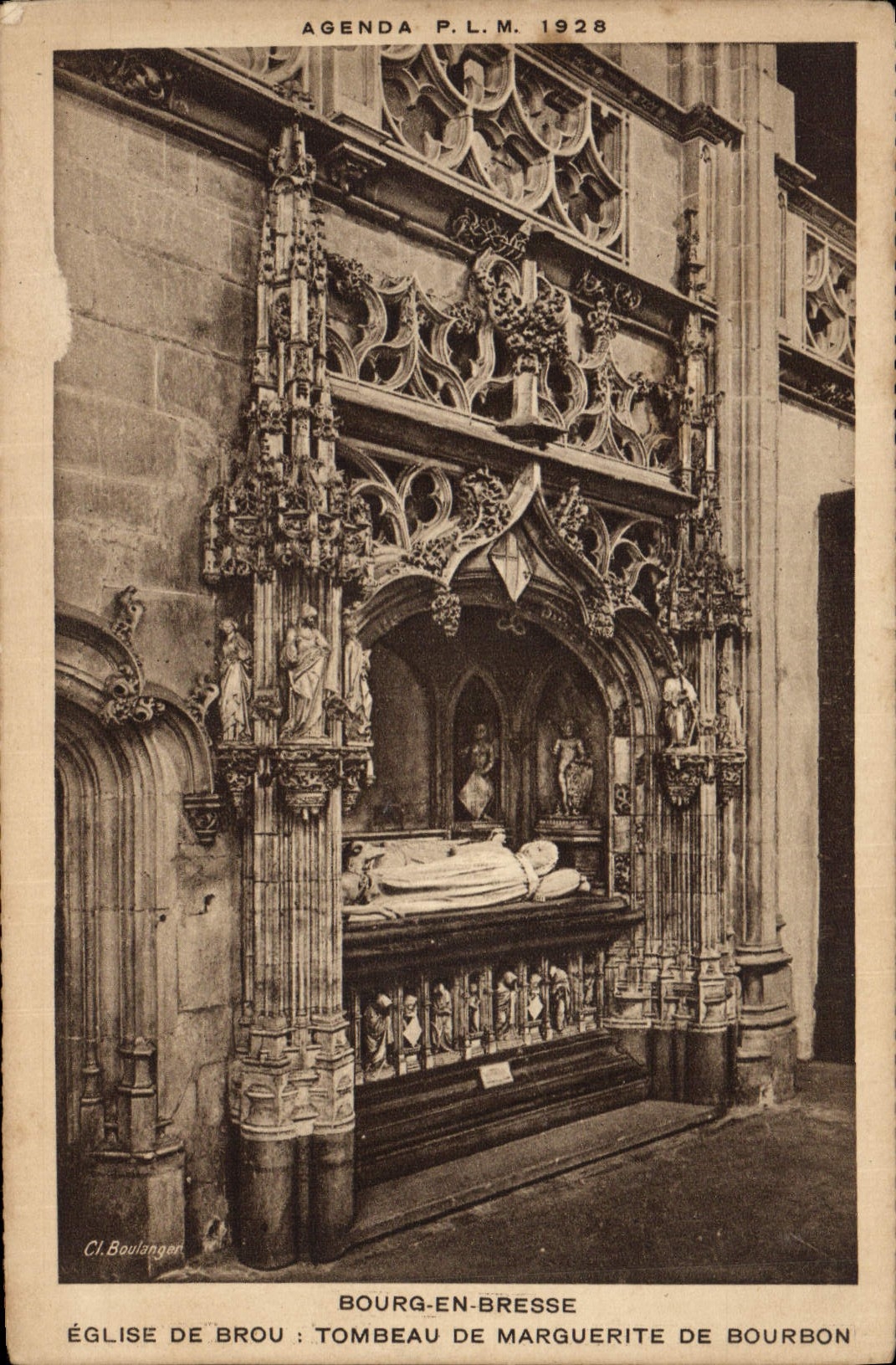 CPA Bourg en Bresse Eglise De Brou Tombeau De Marguerite De Bourbon