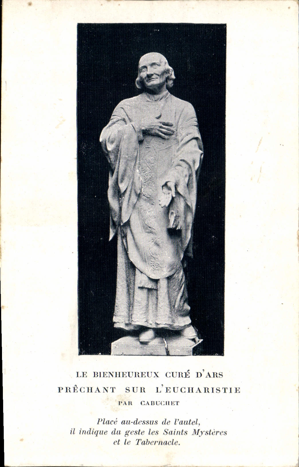 CPA Le Bienheureux Cure D'Ars Prechant Sur L'Eucharistie