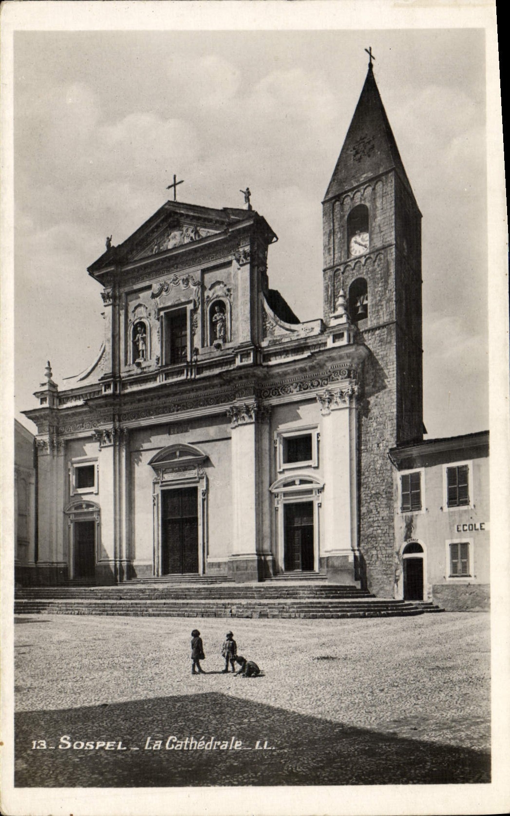 MODERN CARD Sospel the Cathedral