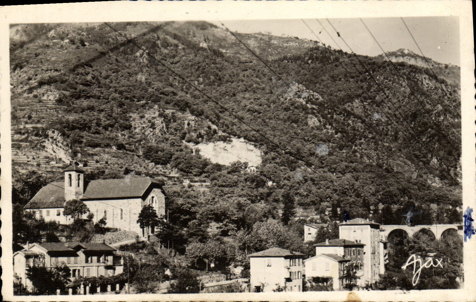CPM Saint Dalmas de TEnde l'eglise