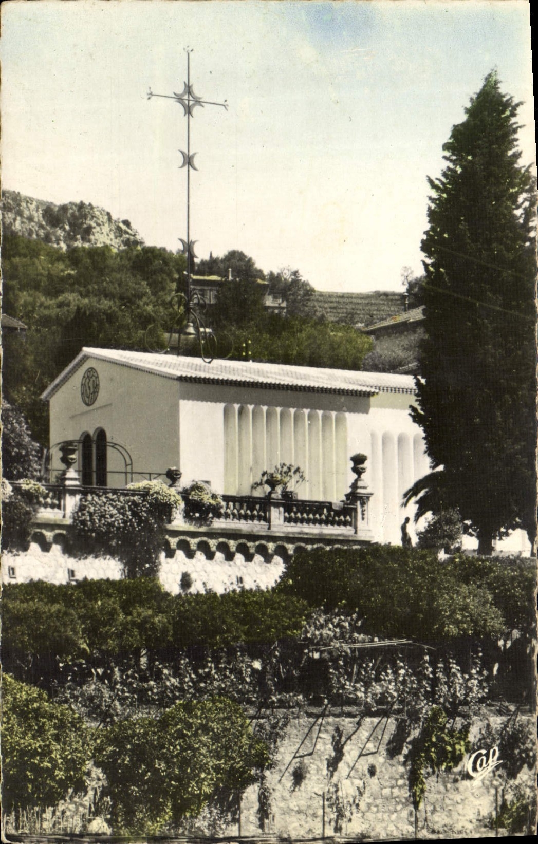 MODERN CARD Vence La Chapelle of the Rosary