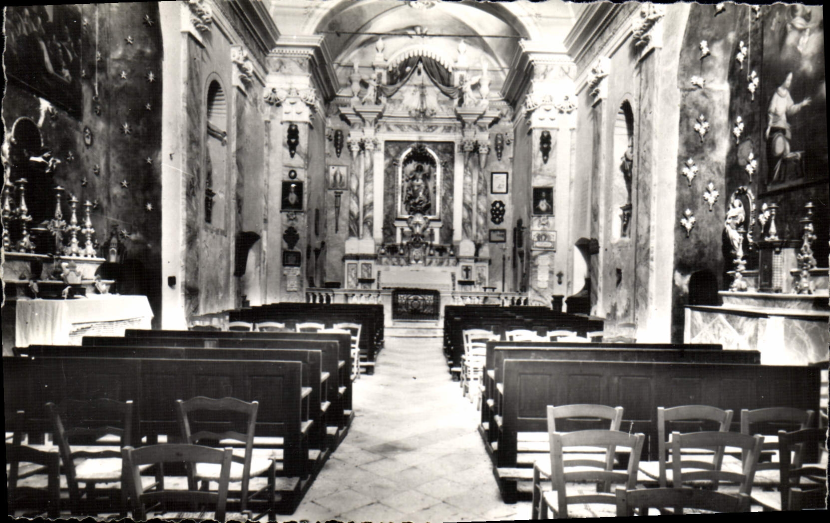 CPM Sanctuaire De ND des Miracles Utelle L'Interieur