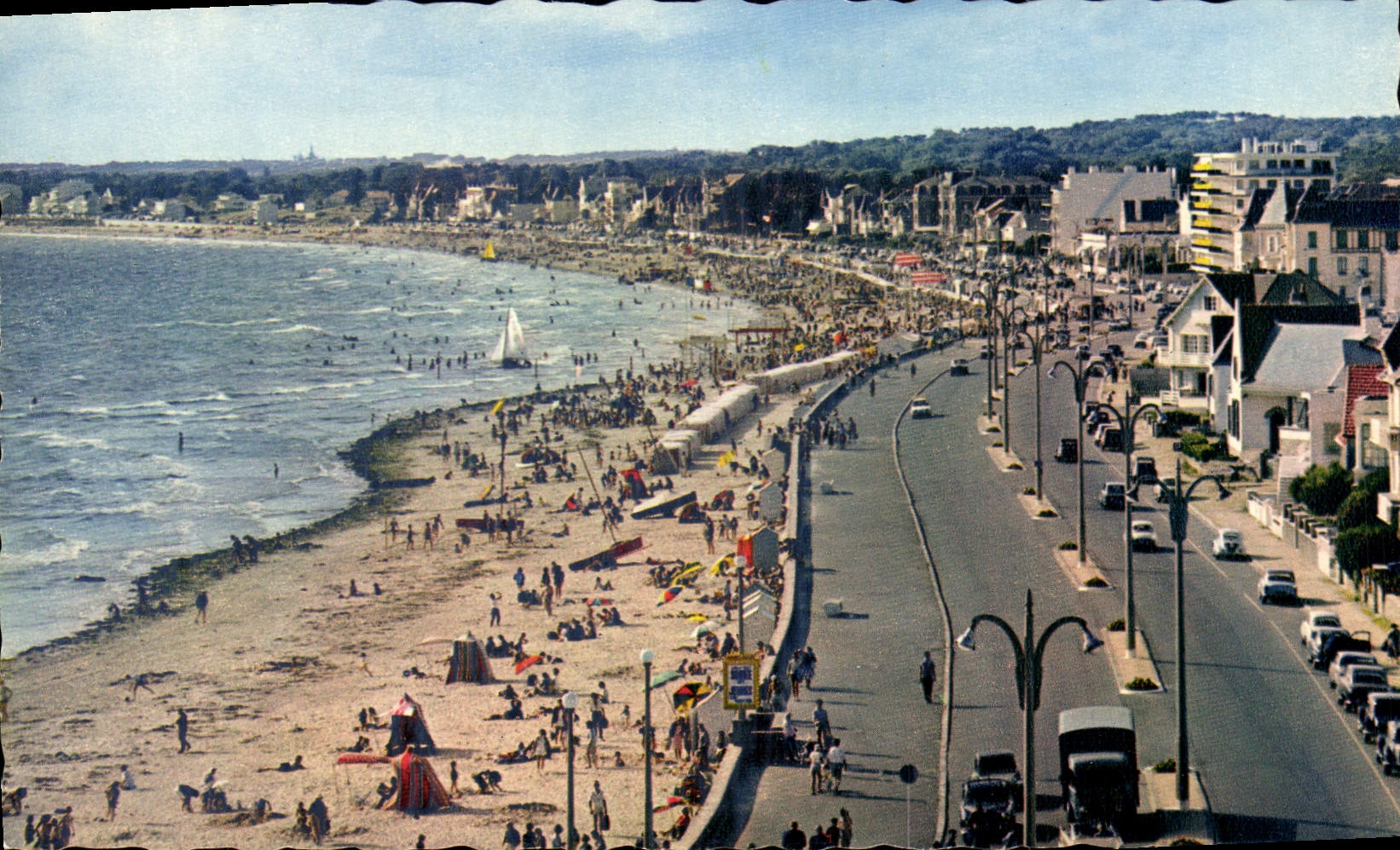 MODERN CARD Pornichet Boulevard of Oceanides and the Beach