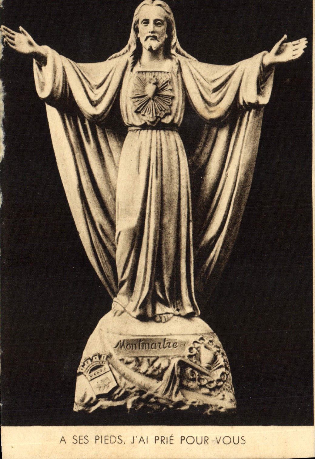 CPA Montmartre A Ses Pieds Paris 