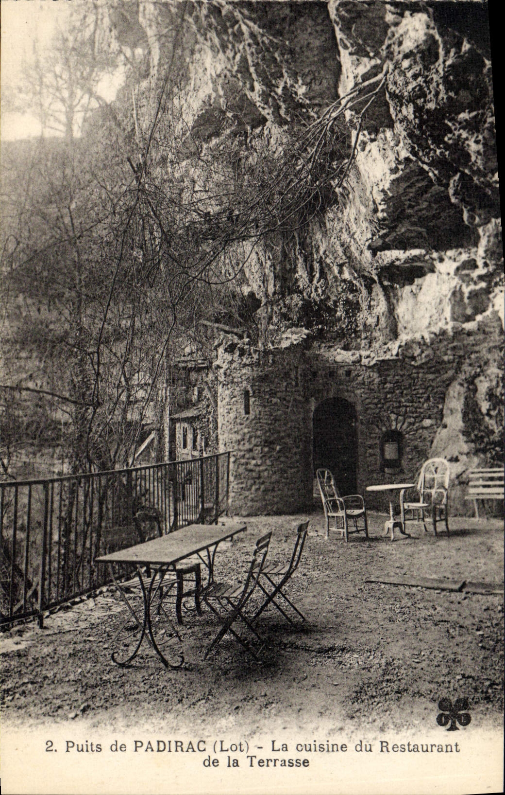 CPA Puits De Padirac La Cuisine Du Restaurant De La Terrasse