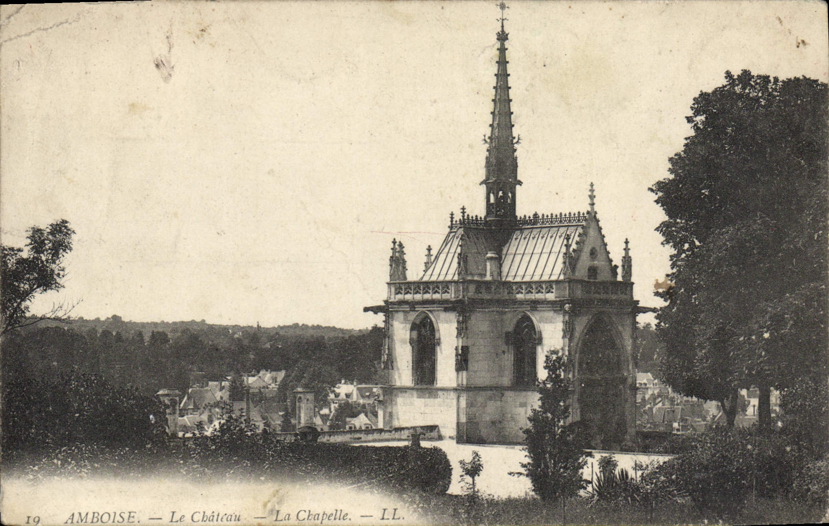 CPA Amboise Le Chateau La Chapelle