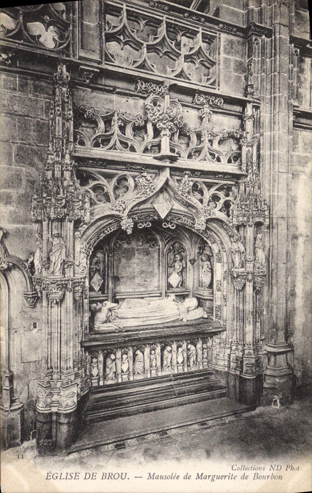 CPA Bourg Eglise De Brou Mausolee De Marguerite De Bourbon