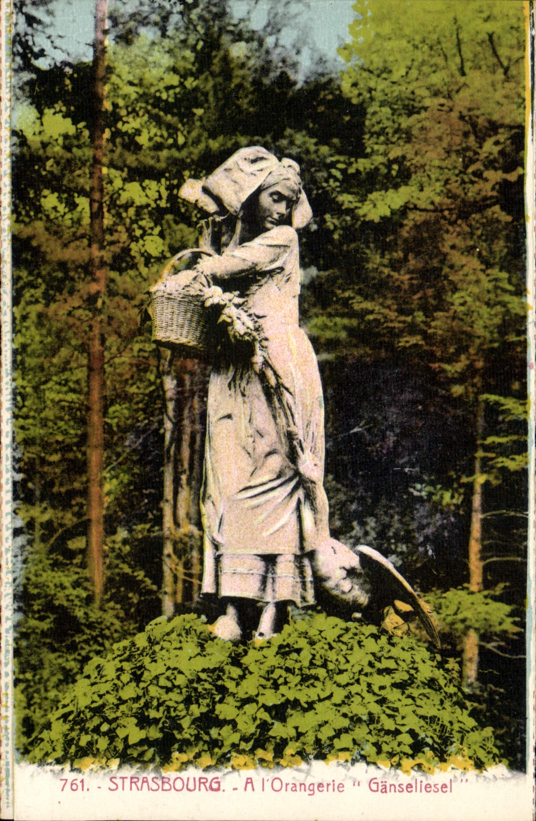 POSTAL Estrasburgo de la VENDIMIA el naranjal