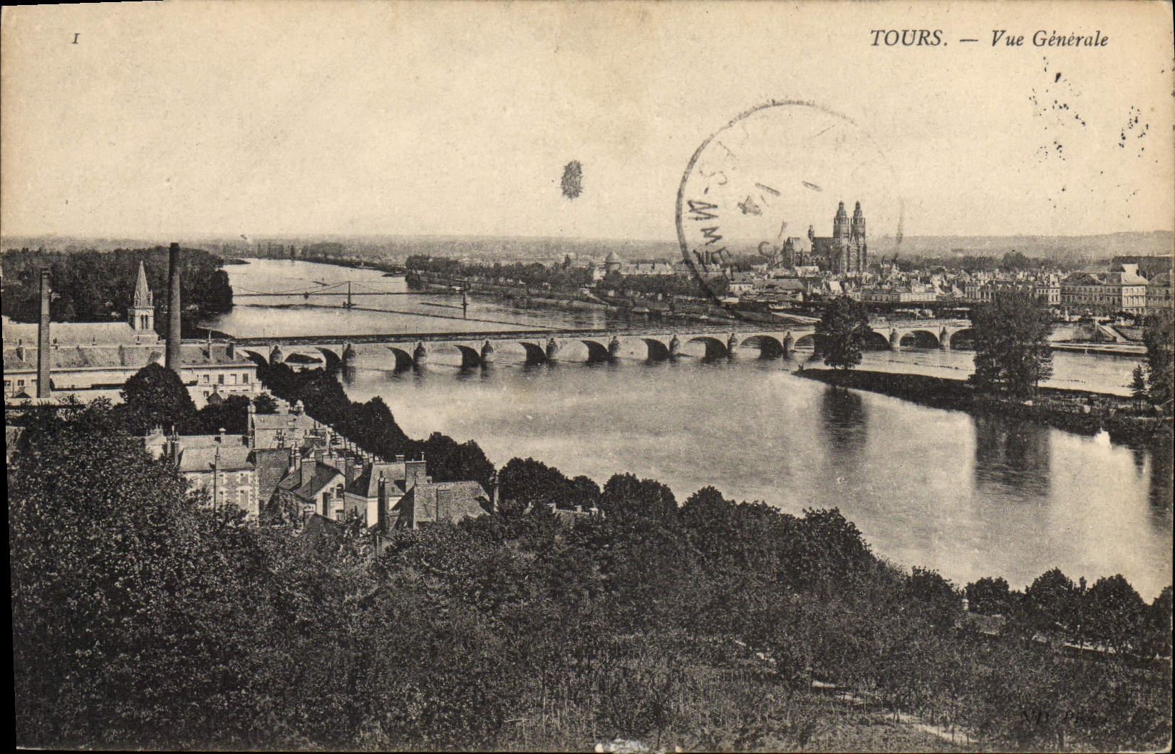 CPA Tours Vue Generale 