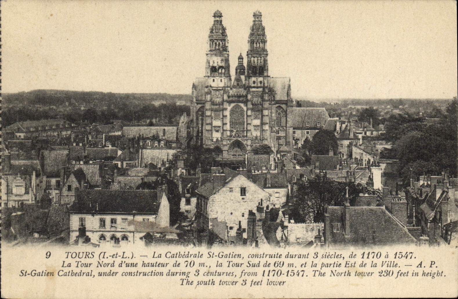 CPA Tours La Cathedrale St Gatien