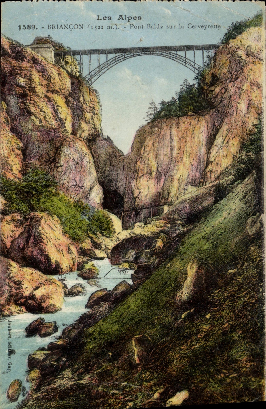 CPA Briancon Pont Baldy Sur La Cerveyrette